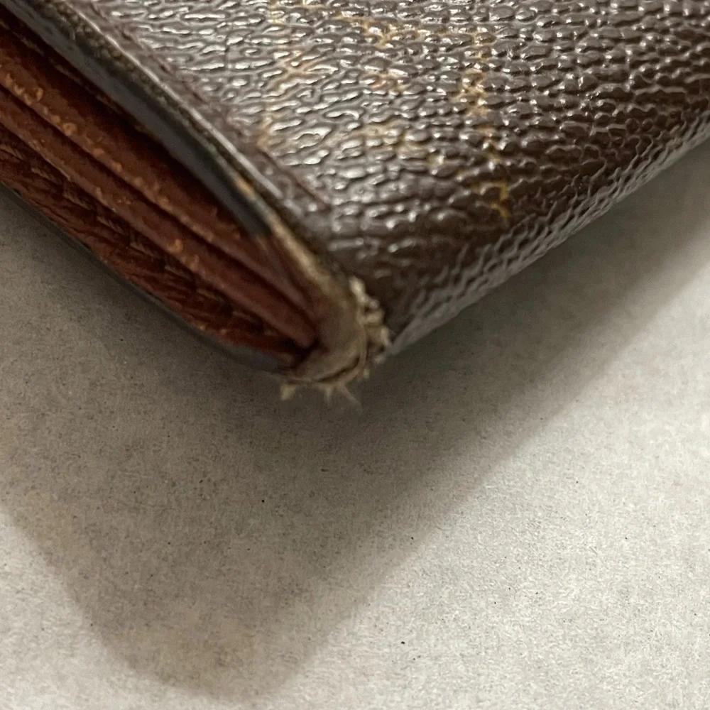 Louis Vuitton Monogram Brown Canvas Sarah Long Wallet